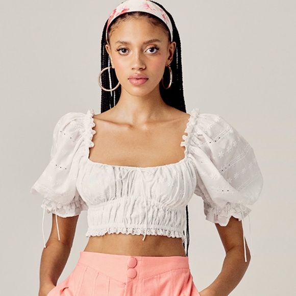 For Love And Lemons Tops - NEW! For Love and Lemons Iris Crop Top